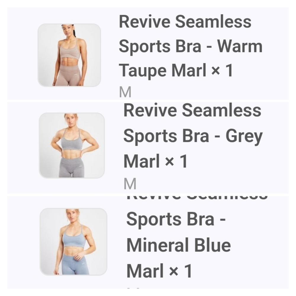 AYBL Revive Seamless Sports Bra Bundle